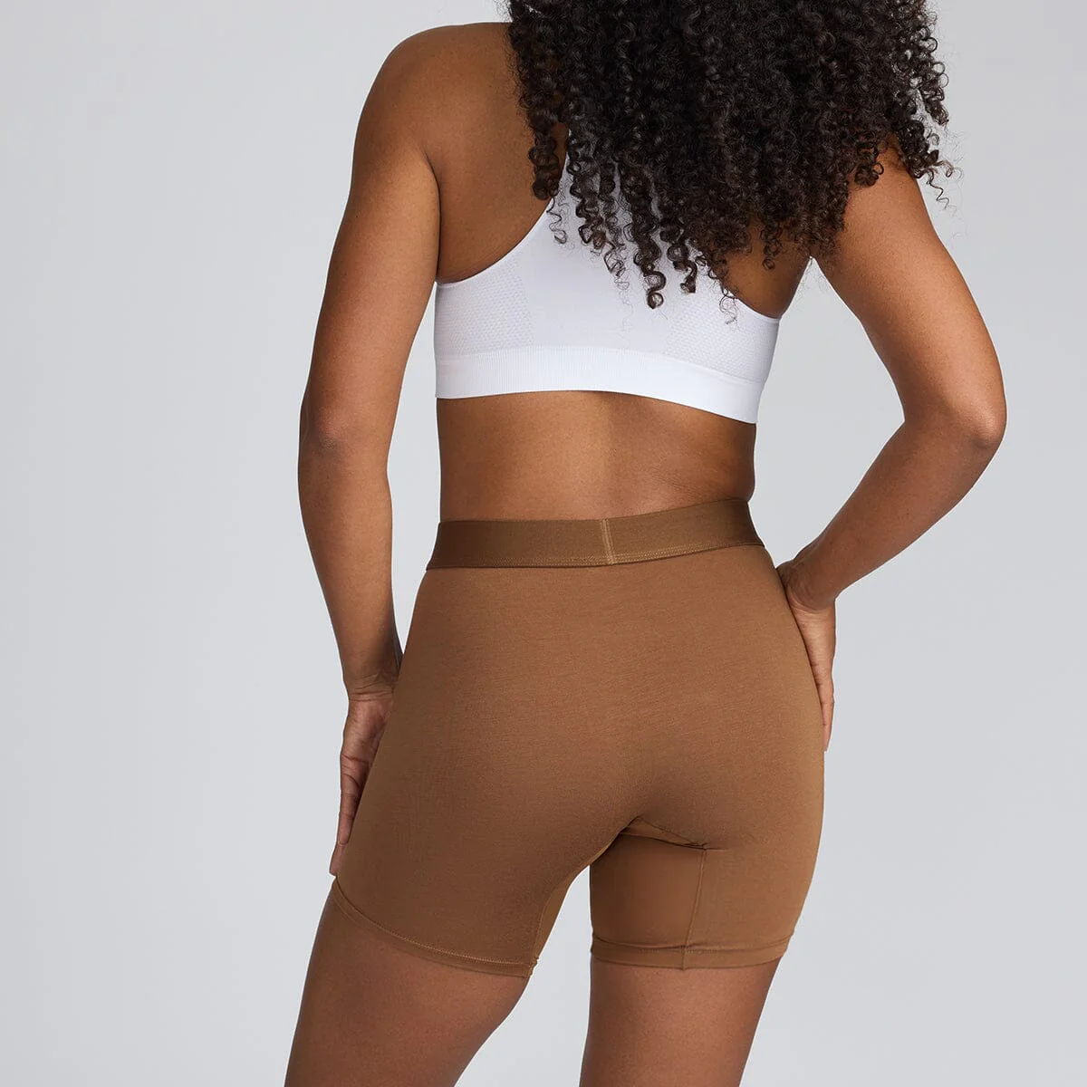 Women's Body Shorts - Mahogany - Image 6