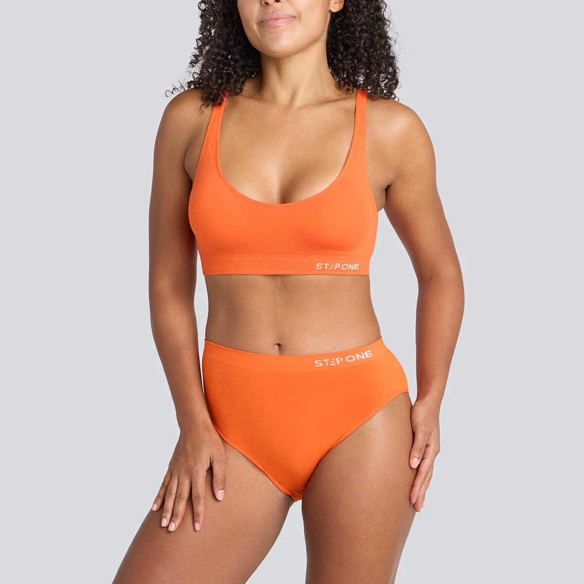 Women's SmoothFit Bikini Brief - Orange Crush - Image 4