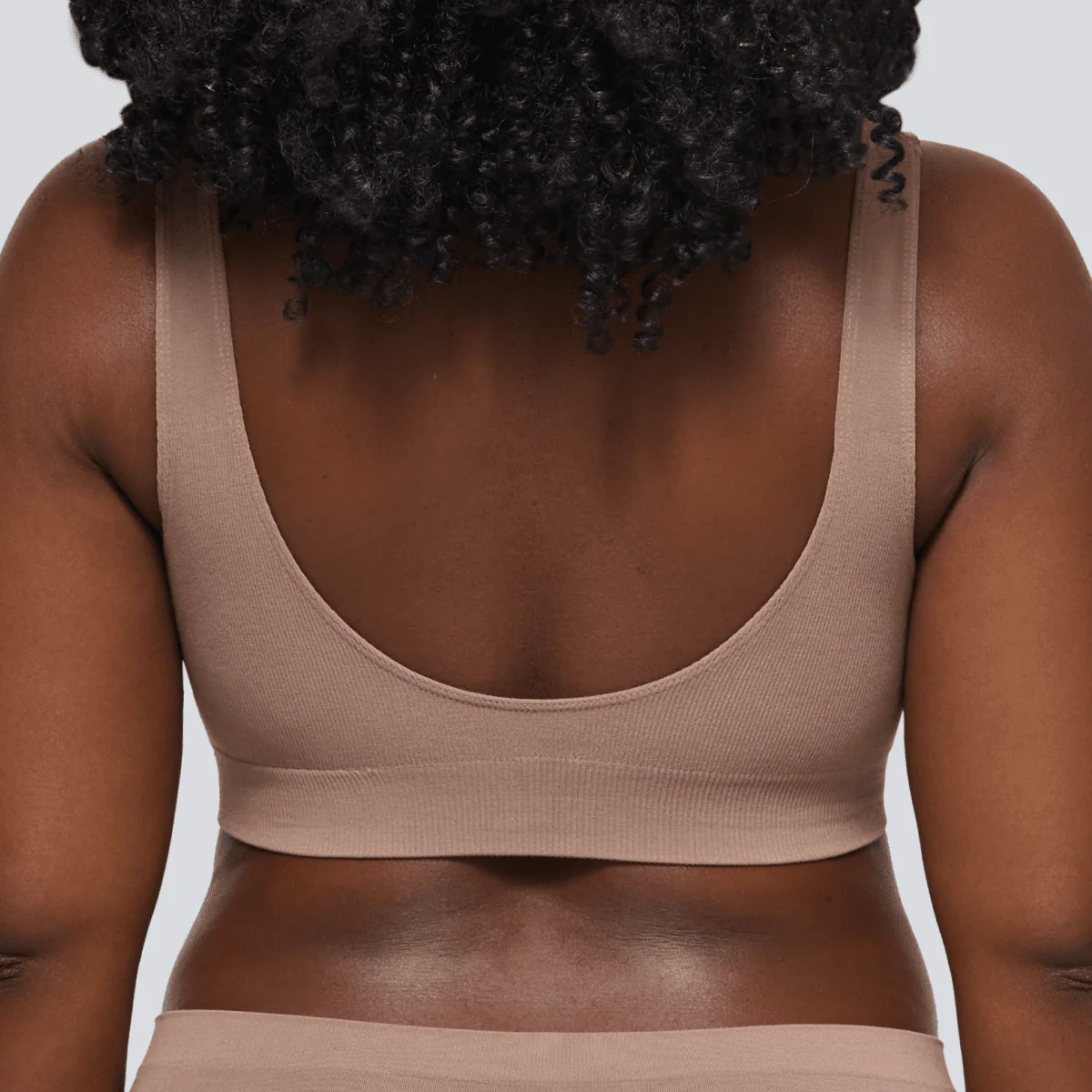 Women's SmoothFit Padded Bra - Ash Brown - Image 3