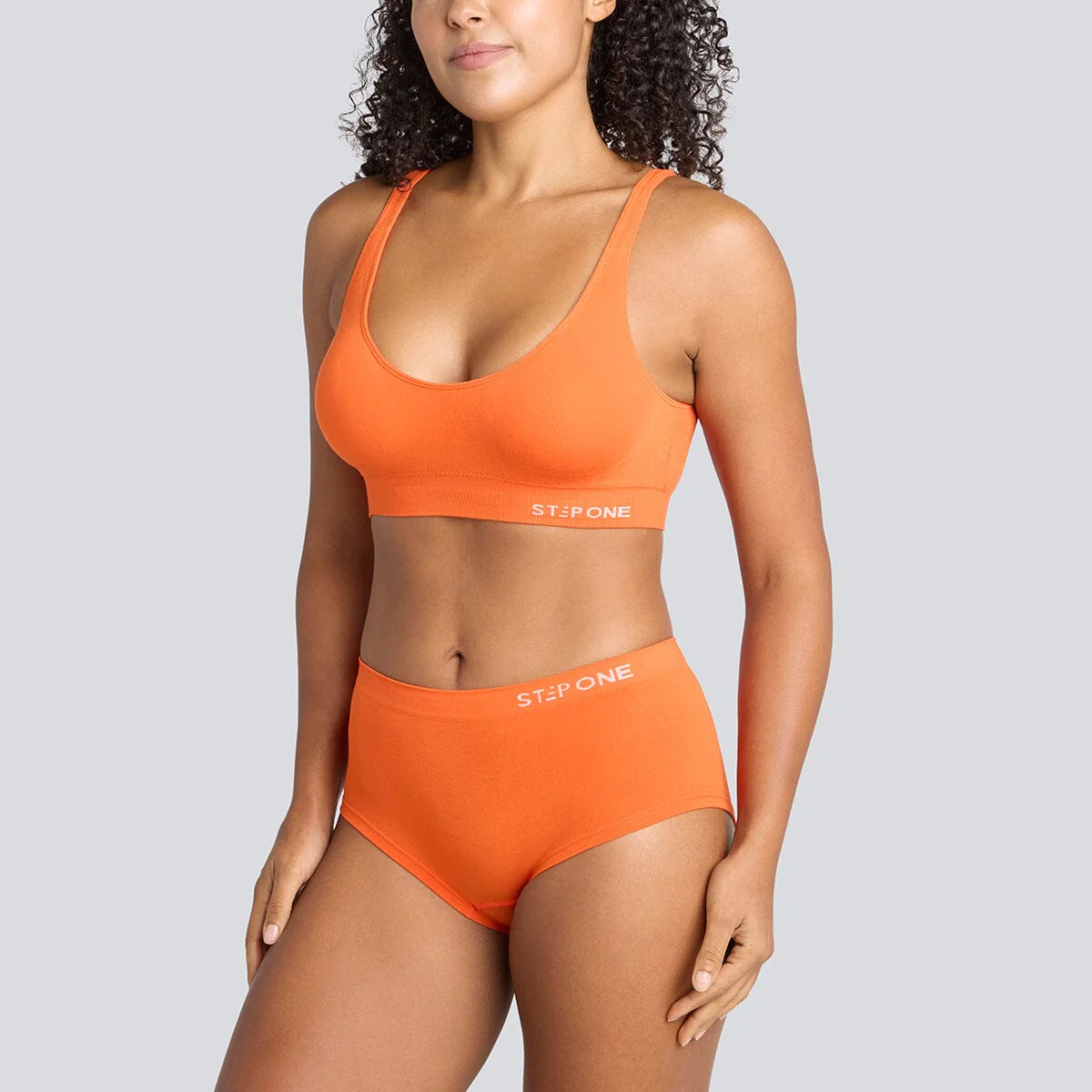 Women's SmoothFit Padded Bra - Orange Crush - Image 4